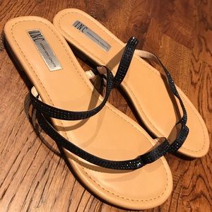 I.N.C internationalConcepts navy blue strap sandal